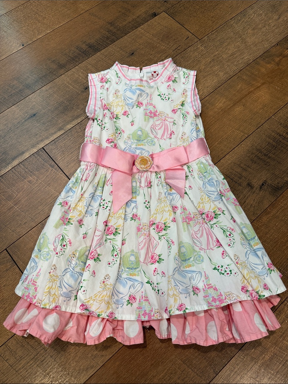 Disney Princess Dress in White and Pink